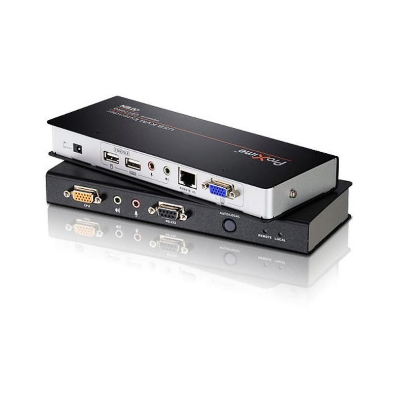Estensore KVM USB VGA con audio, RS-232 e Deskew 300m, CE770