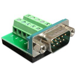 Adattatore DB9 pin Maschio Terminal Block 10 pin