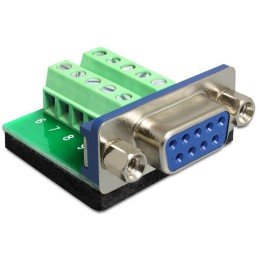 Adattatore DB9 pin Femmina Terminal Block 10 pin