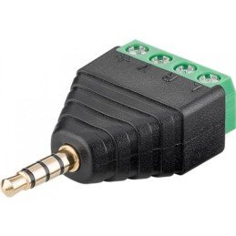 Adattatore Audio 3.5 mm Maschio a Terminal Block 4 pin