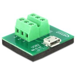 Adattatore Micro USB Femmina Terminal Block 6 pin
