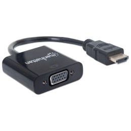 Cavo Convertitore HDMI a VGA con MicroUsb 30cm Nero