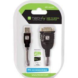 Convertitore Adattatore Techly da USB a Seriale in Blister