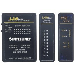 Tester Professionale POE RJ45 e BNC