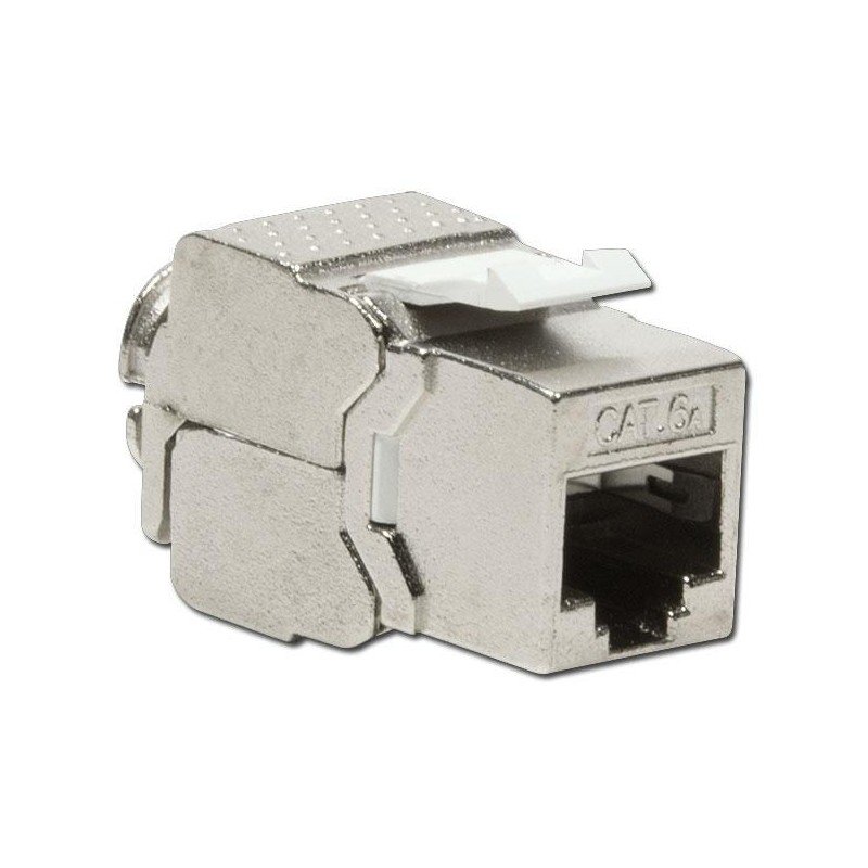 Frutto Keystone RJ45 Cat6A 10Gigabit STP 180° Tooless Slim