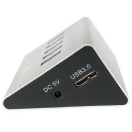 Hub USB3.0 5 Porte in Alluminio con Ricarica Veloce