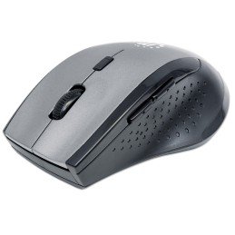 Mouse Ottico Wireless Curve 1600dpi, Grigio