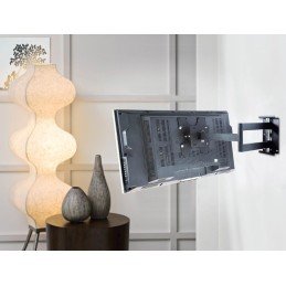 Supporto a Muro per TV LED LCD 19-37'' Full-Motion Nero
