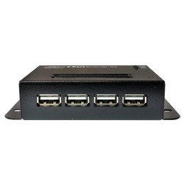 Extender USB su Cavo Cat.5/5e/6 fino a 50m con Hub 4 Porte, PoE