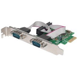 Scheda PCI Express Seriale 2 Porte DB9 M