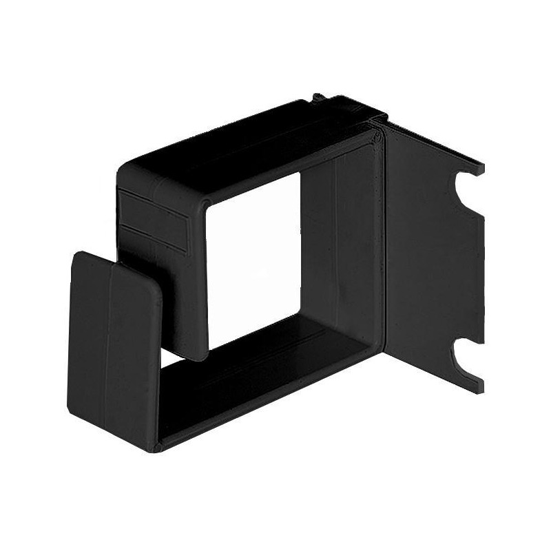 Anello Passacavi Laterale per Armadi Rack Nero Anello Passacavi Laterale per Armadi Rack Nero