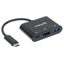 Convertitore USB-C™ a HDMI, USB-A, USB PD