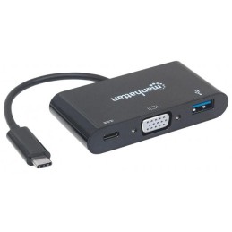 Adattatore Convertitore USB-C™ a VGA, USB-A, USB PD