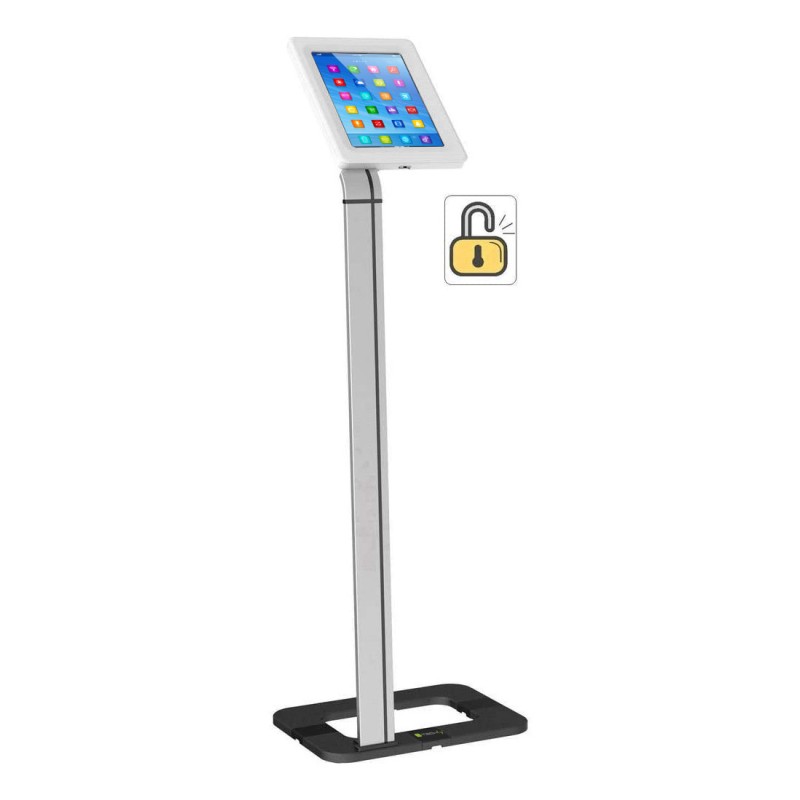 Supporto da Pavimento con Chiave di Sicurezza iPad/Tablet 9.7"-10.1"