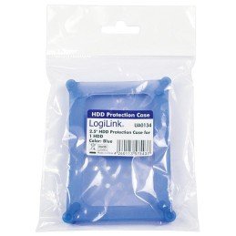 Scatola di Protezione per 1 HDD 2,5" in Silicone Azzurro