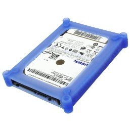 Scatola di Protezione per 1 HDD 2,5" in Silicone Azzurro