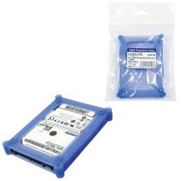 Scatola di Protezione per 1 HDD 2,5" in Silicone Azzurro