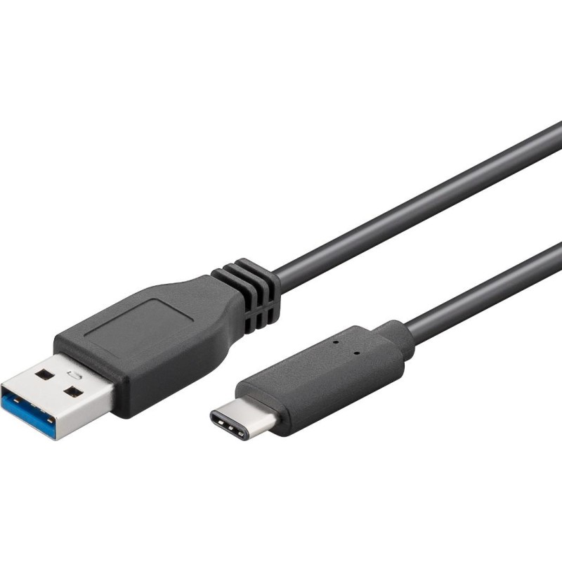 Cavo USB3.0 A Maschio USB-C Maschio 0,15m Nero Cavo USB3.0 A Maschio USB-C Maschio 0,15m Nero
