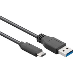 Cavo USB3.0 A Maschio USB-C Maschio 0,15m Nero