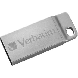 Mini Memoria USB Verbatim con Portachiavi 32GB Silver