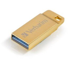 Mini Memoria USB 3.0 Verbatim con Portachiavi 32GB Oro