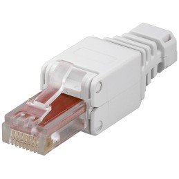 Plug Cat.6 RJ45 Tooless con Copriconnettore