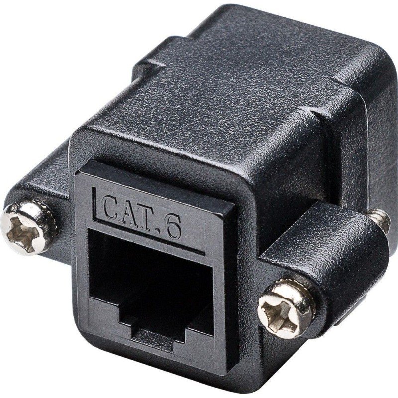 Adattatore RJ45 F/RJ45 F da Pannello Cat.6 UTP