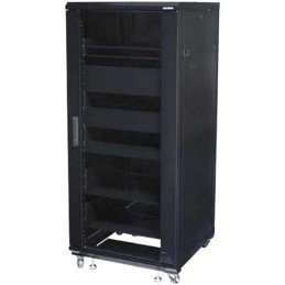 Armadio Rack 19" 600x600 27U per Audio Video Nero