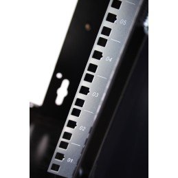 Armadio Rack 10" a muro 9 unità Nero