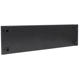 Pannello Cieco Toolless a Clip per Armadi Rack 19" 3U Nero