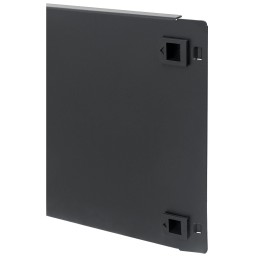 Pannello Cieco Toolless a Clip per Armadi Rack 19" 4U Nero