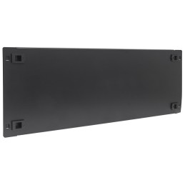 Pannello Cieco Toolless a Clip per Armadi Rack 19" 4U Nero