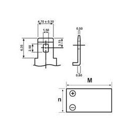 Batteria Piombo-Acido per UPS 12 V 7 Ah, NP7-12