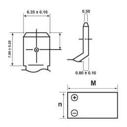 Batteria Piombo-Acido per UPS 12 V 7 Ah, NP7-12L