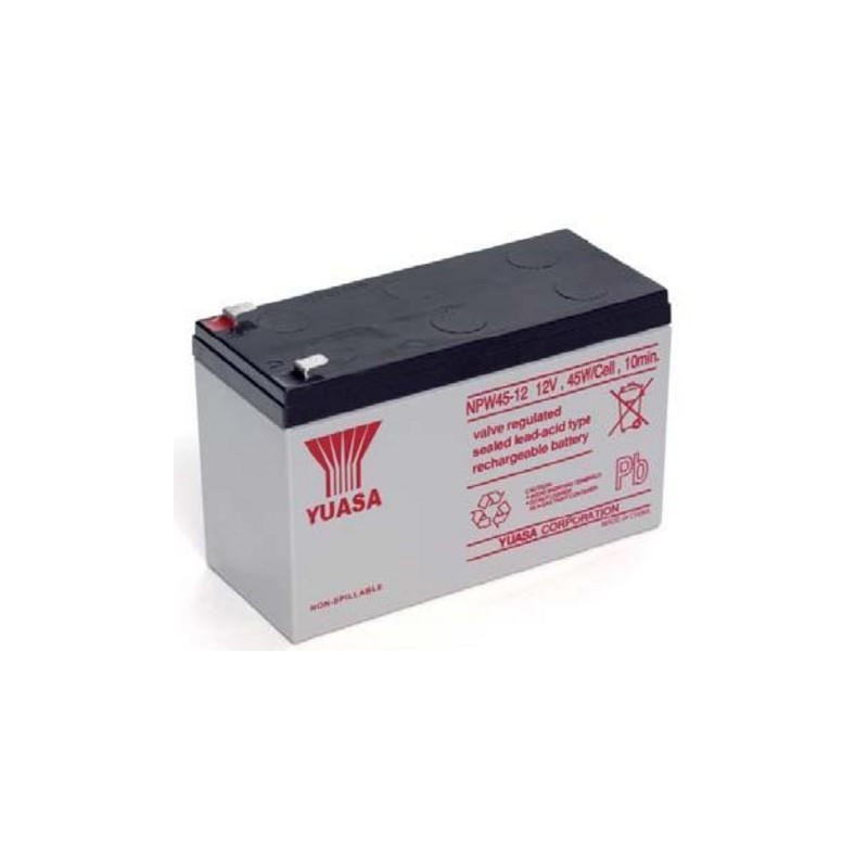 Batteria Piombo-Acido per UPS 12V 8,5Ah, NPW45-12 (Faston 250 6,30 mm)