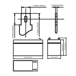 Batteria Ricaricabile 12V 7Ah Ultracell UL7-12(Faston 187 - 4.8 mm)