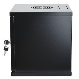 Armadio Rack 10" a muro 6 unità Porta Grigliata Nero