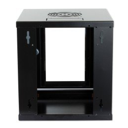 Armadio Rack 10" a muro 6 unità Porta Grigliata Nero