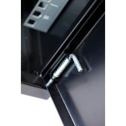 Armadio Rack 10" a muro 6 unità Porta Cieca Nero