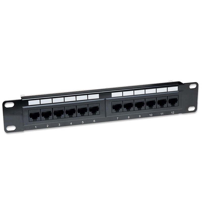 Pannello Patch per rack 10" 12p UTP Cat.6A Pannello Patch per rack 10" 12p UTP Cat.6A