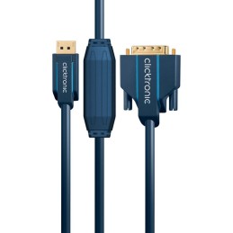Cavo Monitor DisplayPort Maschio a DVI-D Maschio 2 m Blu