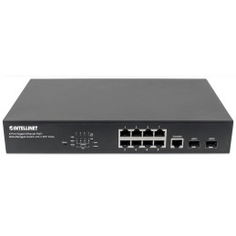 Switch Gigabit Ethernet 8 Porte PoE+ Web-Managed con 2 porte SFP