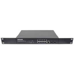 Switch Gigabit Ethernet 8 Porte PoE+ Web-Managed con 2 porte SFP