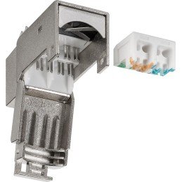 Frutto Keystone RJ45 Cat6 STP Schermato 250MHz SNAP-IN