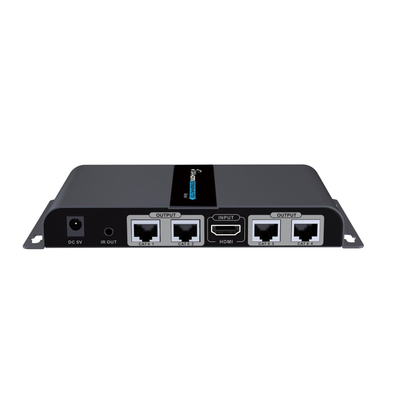 Extender Splitter HDMI 1x4 PoE con IR su Cavo Cat.6 fino 40m