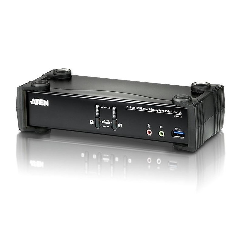 Switch KVMP 4K DisplayPort a 2 porte USB3.0, CS1922
