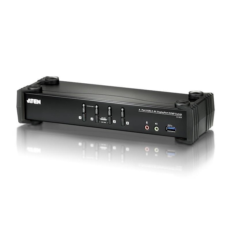 Switch KVMP 4K DisplayPort a 4 porte USB3.0, CS1924