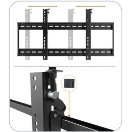 Supporto a muro per TV LED LCD 45-70" per applicazioni videowall