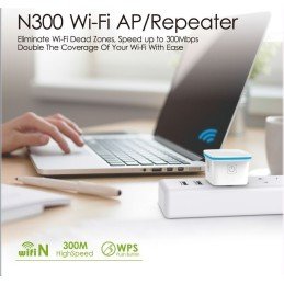 Mini Ripetitore Wireless 300Mbps Amplificatore da Muro Repeater7