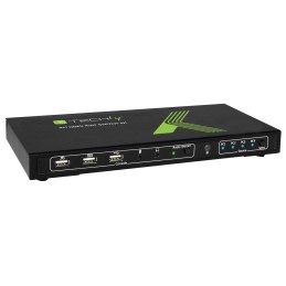 KVM switch 4x1 con USB e HDMI